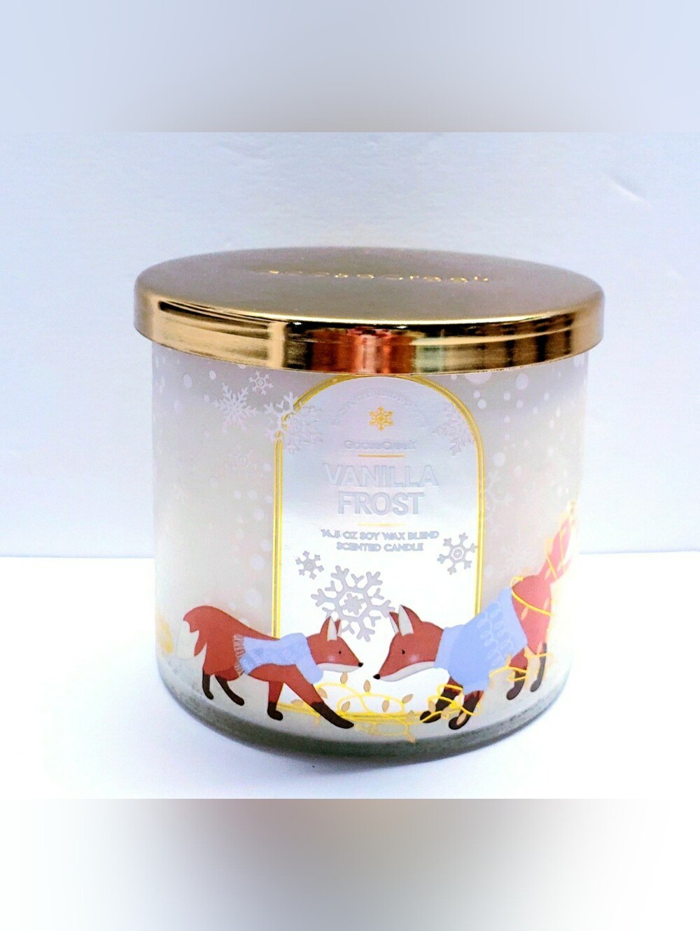 Goose Creek VANILLA FROST Large 3-Wick Scented Candle, 14.5 Oz